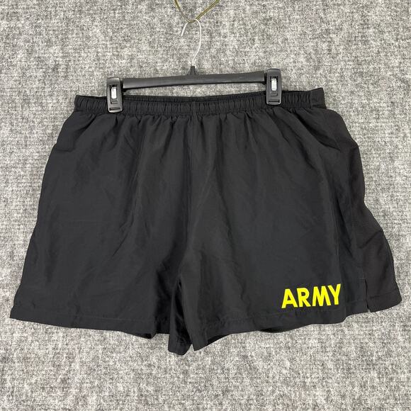 Army Shorts Large Mens‎ APFU Physical Fitness Uniform Trunks Drawstring Lined - Picture 1 of 8
